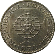 Timor 10 Escudos 1970 Mbc