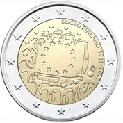 Finlândia 2 Euro 2015 - 30 Anos Bandeira da Europa