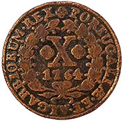 D. José I X Réis 1764 Mbc