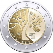 Estónia 2 Euro 2017 A Independência