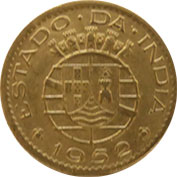 Índia 1/4 Rupia 1952 Mbc