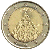 Finlândia 2 Euro 2009 - 200 Anos da Autonomia
