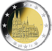 Alemanha 2 Euro 2011 - Estado Rhine-Westphalia