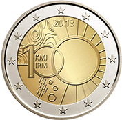 Bélgica 2 Euro 2013 - Instituto de Meteorologia