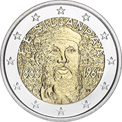 Finlândia 2 Euro 2013 - Premio Nobel F.E.Sillanpaa
