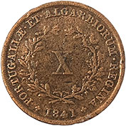 D. Maria II X Réis 1841 BC