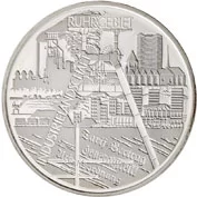 Alemanha 10 Euro 2003 F - Industrias Ruhr