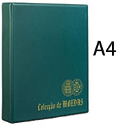 Album A4 Moedas Verde